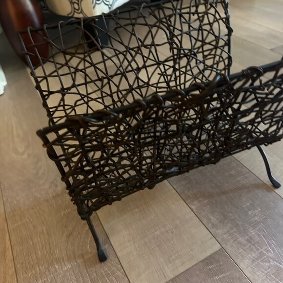 MAGAZINE RACK TOWEL HOLDER BLACK - Picture 3 of 9